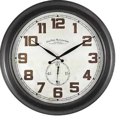 Moulded Oil Drop Shape Wall Clock