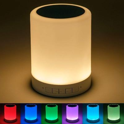 Musical LED Lamp With Touch Bluetooth Speaker
