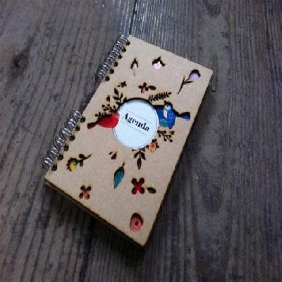 A5 Diary With Laser Cut Design, A5 Customized Laser Cut Cover Diary, Laser Cover Engraving Diary