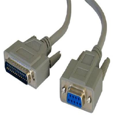 25 Pin Serial Female to 9 Pin Serial Male Adapter