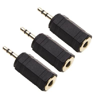 3.5mm Female to 2.5mm Stereo Audio Male Converter Coupler