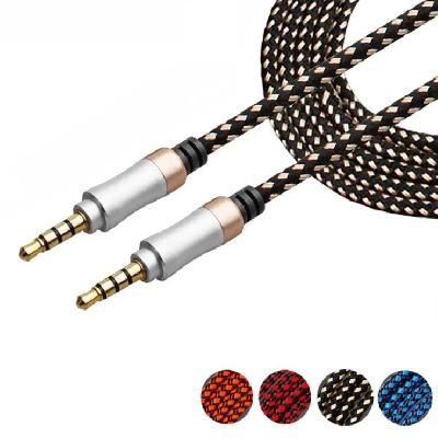 4 Pole Stereo Aux 3.5mm Male To Male Cable
