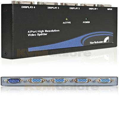 4 Port VGA Video Slitter High Resolution