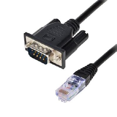 9 Pin Serial DB9 RS232 to RJ45 Network Female Socket Adapter