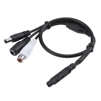 Audio Mic Microphone Sound Monitor For CCTV Security Camera.