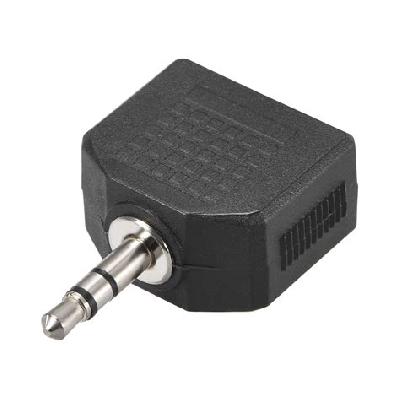 AV Male to Dual Female Connector