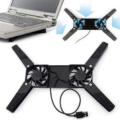 Foldable USB Cooling Pad Fan Stand for Laptop
