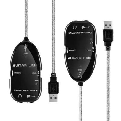 Guitar to USB Interface Link Cable PCMAC Recording