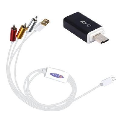 Mhl Micro USB To Av TV RCA Cable for Mhl Supported Devices