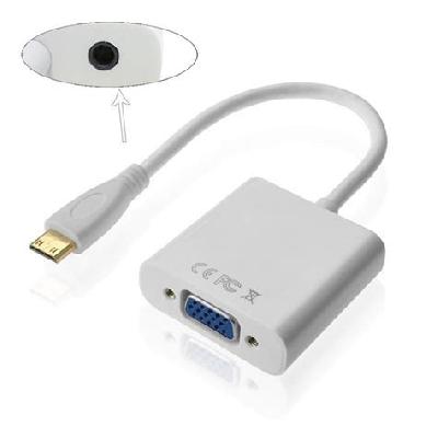 Mini HDMI Type C Male to VGA Female Adapter Cable