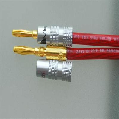 Nakamichi 24K Plated Gold Audio Banana Plugs Connectors