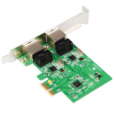 PCI-E To 2-Port Gigabit Ethernet Card