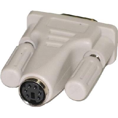PS 2 6 Pin Mini Din Male to DB9 Serial 9 Pin Female Adapter