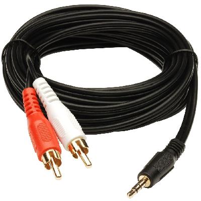 Stereo to 2 RCA Cable