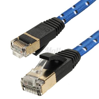 Tech Gear CAT7 RJ45 10Gbps Braided Ethernet Internet Cable
