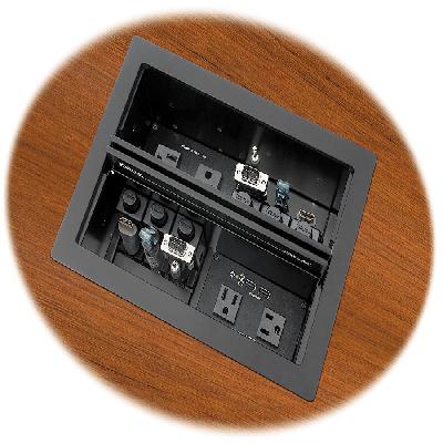 Turn Connect Pop Up Box Cable Cubby