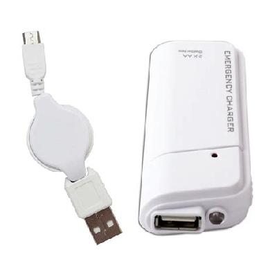 USB Data Cable for Micro USB Devices Retractable White