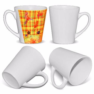 Conical Sublimation Coffee Mug