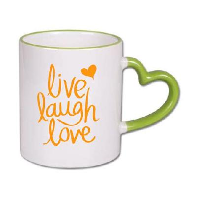 Heart Handle Sublimation Mug