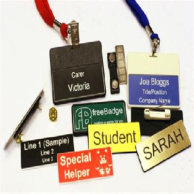 Metal Plastic Badges