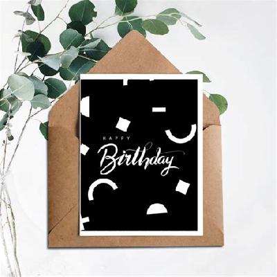Happy Birthday Printed Card Pen Drive
