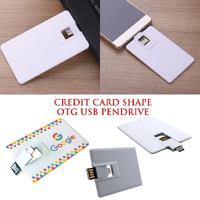 OTG Credit Card Pen Drive