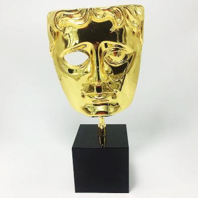 Gold Plated Brass Award Trophy