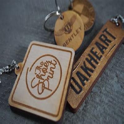 Promotional Wooden Keychain