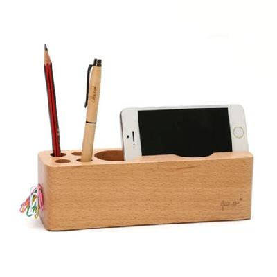 Desktop Wooden Pen Stand