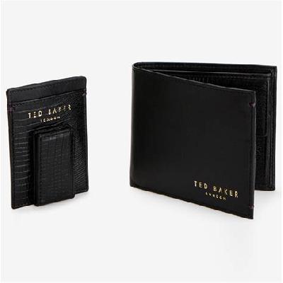Leather Wallet Gift Set