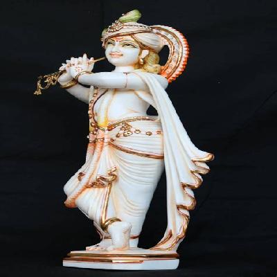 Marble Krishna Statue