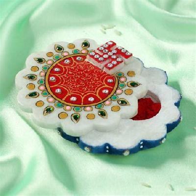 Marble Radha Krishna Statue