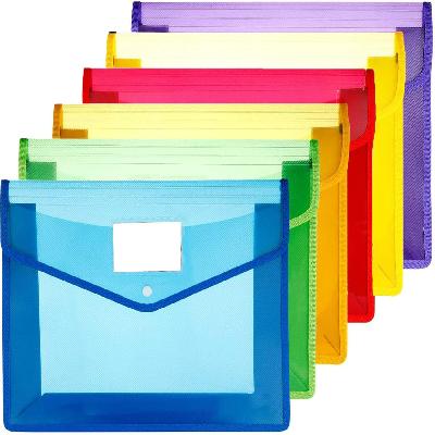 Button Plastic Folder