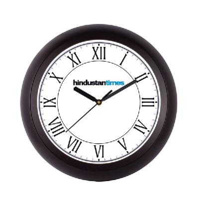 Promotional Logo Printed Glossy Wall Clock