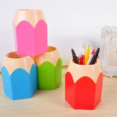 Round Plastic Pen Stand