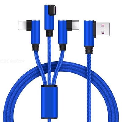 3 In 1 Fast Charging Cable With Sound Sensor 