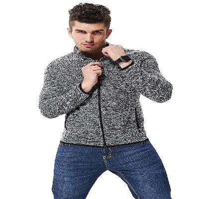 AWG Fleece Full Sleeves Bomber Jacket for Men