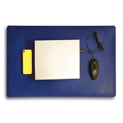Desk Mat Mouse Pad Desk Pad Vegan PU Leather Anti-Skid, Anti-Slip, Reversible Splash-Proof