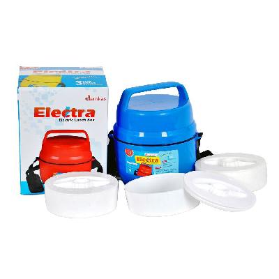 Electra Lunch Box Plastic- 3 Container