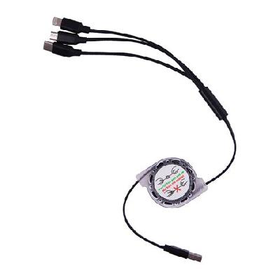 Retractable 3-In-1 Charging Cable - Yoyo Pro