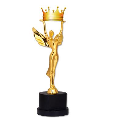 Curvy Lady Metal Trophy