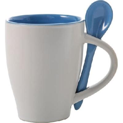 Printed Ceramic Spoon Coffee Mug