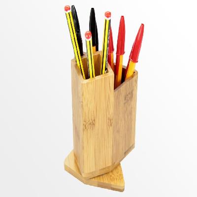 Wooden Revolving Pen Stands