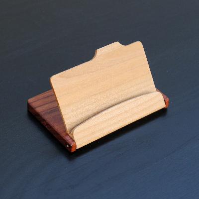 Wooden Visiting Card Holder