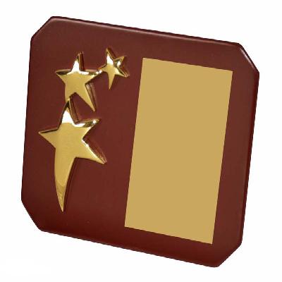 3 Star Wooden Memento
