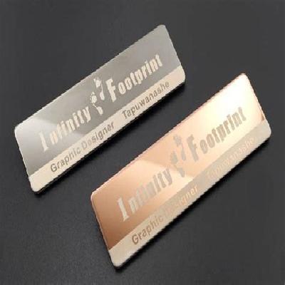 Stainless Steel Name Badges