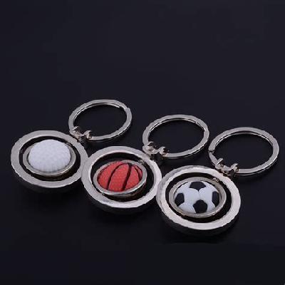 Metal Rotating Keychain