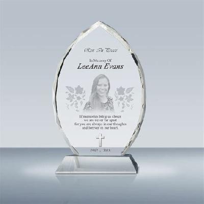 Glass Plaque