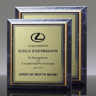 Marble Finish Plaque