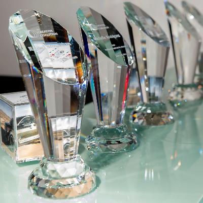 Premium Crystal Trophy
